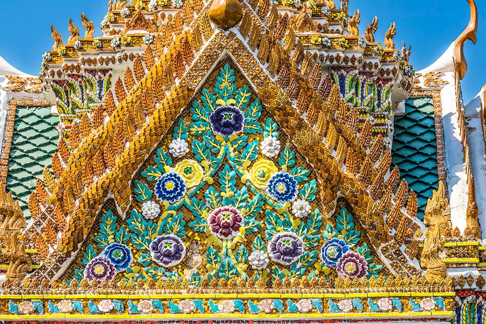 Exit gate Grand Palace, Bangkok, Thailand. Palace was home of King of Thailand from 1782 to 1925.